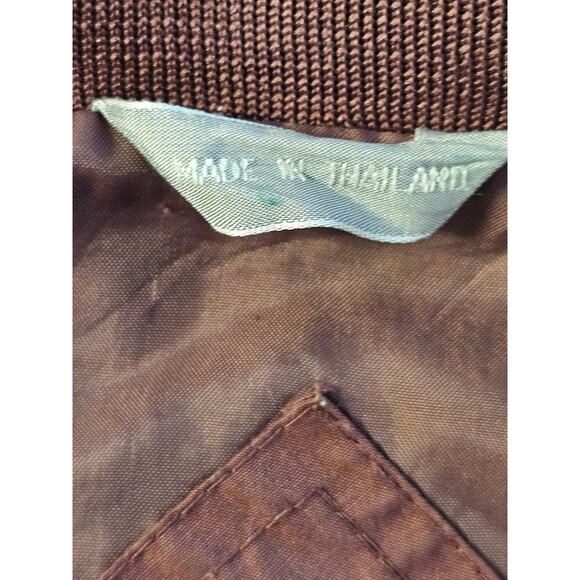 Members Only Vintage Unisex 80s Retro Racer Bomber Jacket Size 42 Large - Picture 11 of 13